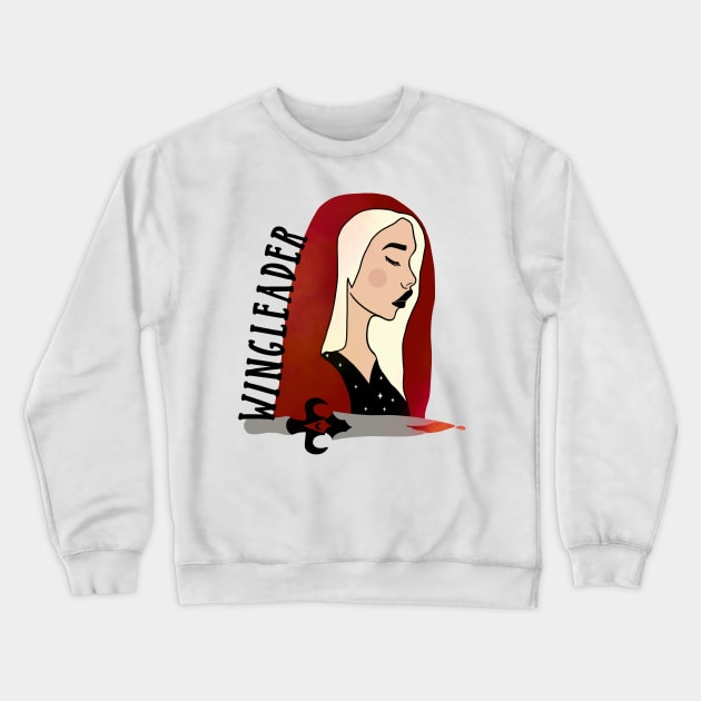 Manon blackbeak wingleader Crewneck Sweatshirt by rachaelthegreat